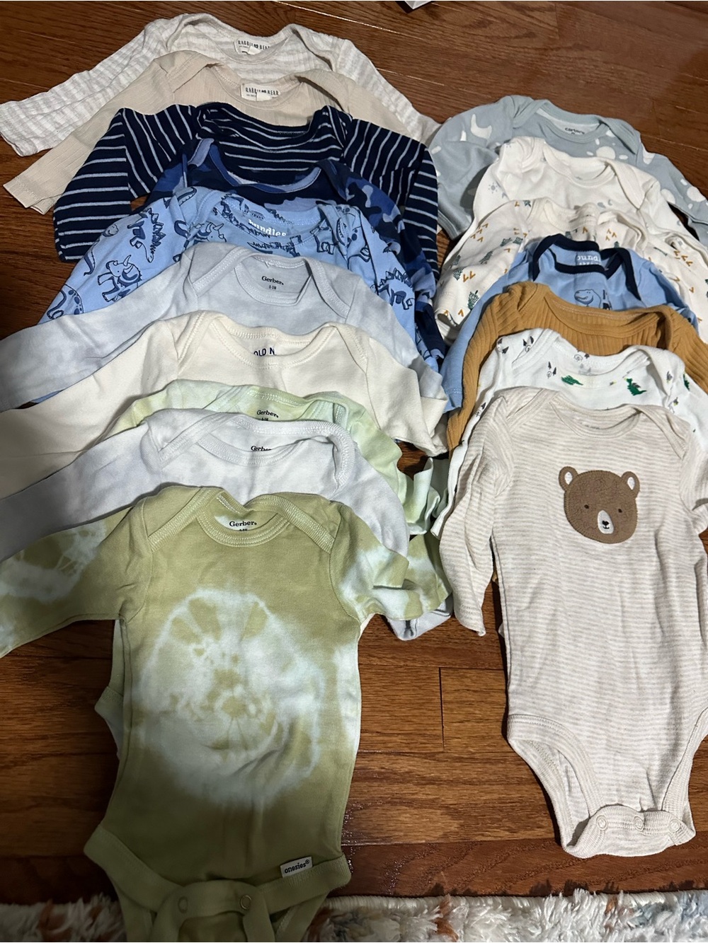 Assorted long sleeve Bodysuits